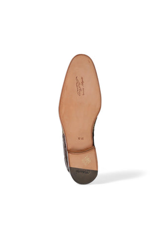Mauri 53124 Alligator Skin / Fabric Glitter / Crocodile Skin Oxfords (MA4654)-AmbrogioShoes