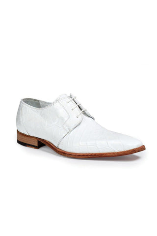 Mauri 53127/2 Exotic Alligator Skin Derby (MA4655)-AmbrogioShoes