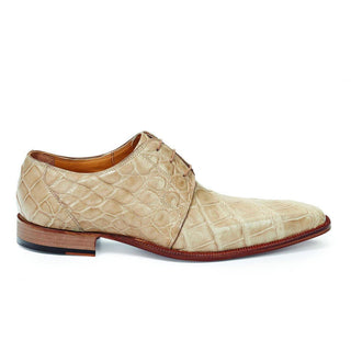 Mauri 53127/2 Men's Shoes Exotic Alligator Skin Derby (MA4655) (Special Order)-AmbrogioShoes