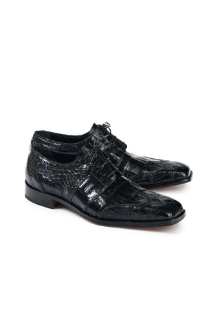 Mauri 53130 Exotic Alligator & Crocodile Skin Oxfords (MA4124) (Made to Order)-AmbrogioShoes