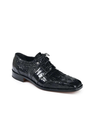 Mauri 53130 Exotic Alligator & Crocodile Skin Oxfords (MA4124) (Made to Order)-AmbrogioShoes