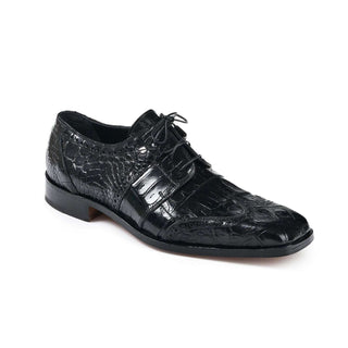 Mauri 53130 Men's Shoes Exotic Alligator & Crocodile Skin Oxfords (MA4124) (Special Order)-AmbrogioShoes
