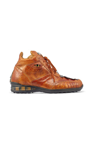 Mauri 8405/1 Venom Exotic Hornback Tail & Ostrich Leg Eyes Sneakers (MA5390)-AmbrogioShoes