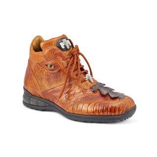 Mauri 8405/1 Venom Men's Shoes Exotic Hornback Tail & Ostrich Leg Eyes Sneakers (MA5390)-AmbrogioShoes