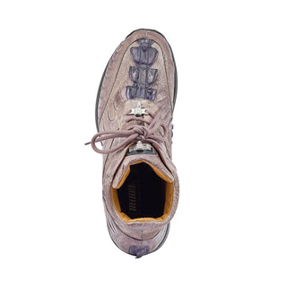 Mauri 8405/1 Venom Men's Shoes Exotic Hornback Tail & Ostrich Leg Eyes Sneakers (MA5390)(Special Order)-AmbrogioShoes