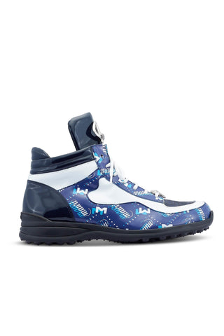 Mauri 8409 Hype Crocodile / Patent High-Top Sneakers