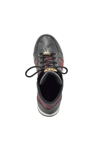 Mauri 8411 Genesis Crocodile Skim / Time Leather / Matahari Fabric High-Top Sneakers (MA5403)
