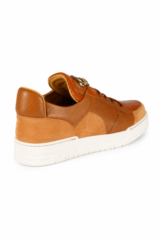 Mauri 8412 Boss Crocodile, Suede & Patent Sneakers-AmbrogioShoes