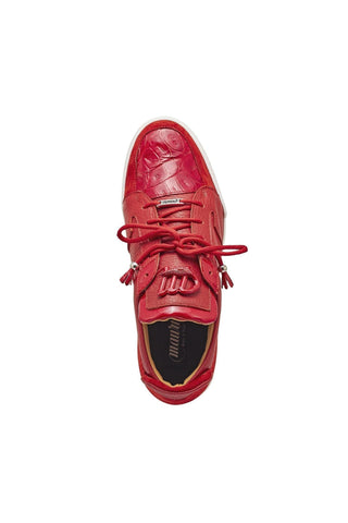 Mauri 8412 Boss Crocodile, Suede & Patent Sneakers-AmbrogioShoes