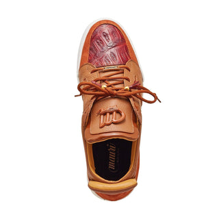 Mauri 8412 Boss Men's Shoes Exotic Crocodile / Suede / Patent Leather Casual Sneakers (MA5334)-AmbrogioShoes