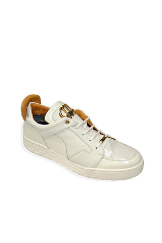 Mauri 8412/1 Boss Exotic Crocodile Skin / Patent / Calf-Skin Leather Sneakers (MA5444)-AmbrogioShoes