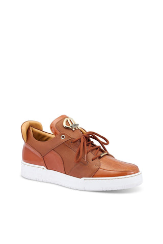Mauri 8412/1 Boss Exotic Crocodile Skin / Patent / Calf-Skin Leather Sneakers (MA5444)-AmbrogioShoes