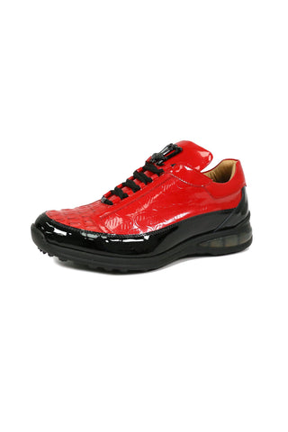 Mauri 8415/3 Exotic Hornback / Patent Casual Sneaker (MA5669)-AmbrogioShoes