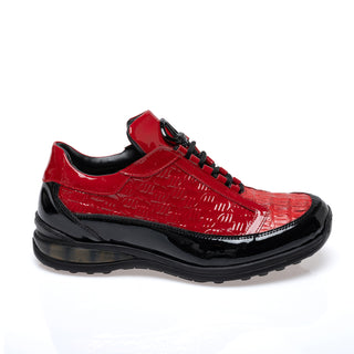 Mauri 8415/4 Beats Exotic Hornback & Embossed Patent Leather Sneaker (MA5682)-AmbrogioShoes