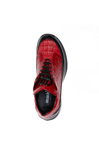 Mauri 8415/4 Beats Exotic Hornback & Embossed Patent Leather Sneaker (MA5682)-AmbrogioShoes