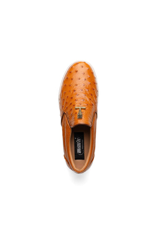 Mauri 8419/1 Posh Exotic Ostrich Slip-On Sneakers (MA5653)-AmbrogioShoes