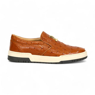 Mauri 8419/1 Posh Exotic Ostrich Slip-On Sneakers (MA5653)-AmbrogioShoes