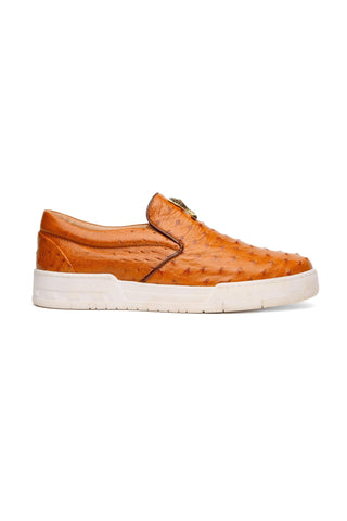 Mauri 8419/1 Posh Ostrich Slip-On Sneakers (MA5653)