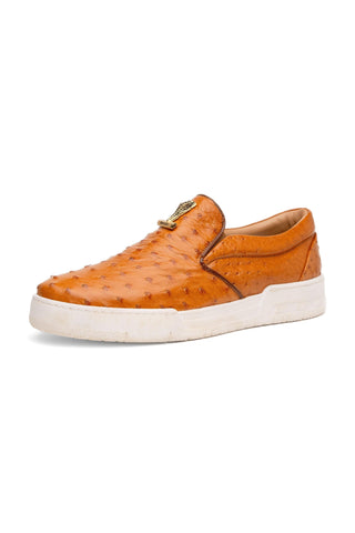 Mauri 8419/1 Posh Ostrich Slip-On Sneakers (MA5653)