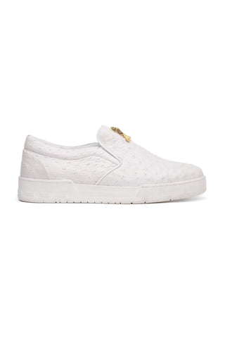 Mauri 8419/1 Posh Ostrich Slip-On Sneakers (MA5653)