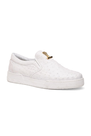 Mauri 8419/1 Posh Ostrich Slip-On Sneakers (MA5653)