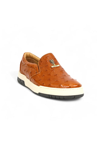 Mauri 8419/1 Posh Ostrich Slip-On Sneakers (MA5653)