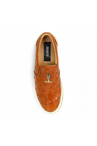 Mauri 8419/1 Posh Ostrich Slip-On Sneakers (MA5653)