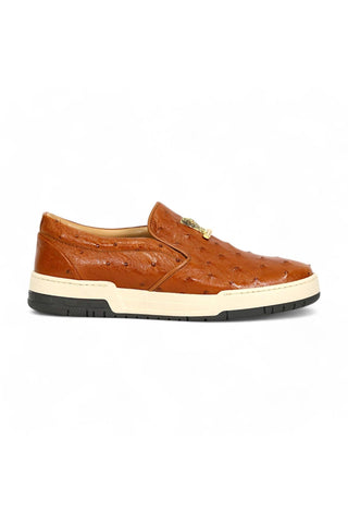Mauri 8419/1 Posh Ostrich Slip-On Sneakers (MA5653)