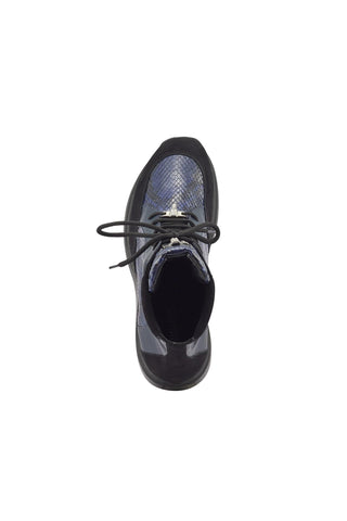 Mauri 8421 Viper Exotic Python Skin / Nappa / Suede High-Top Sneakers (MA5369)-AmbrogioShoes