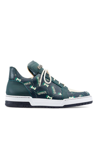 Mauri 8440 Crown Crocodile Skin / Nappa / Patent Sneakers (MA5450)