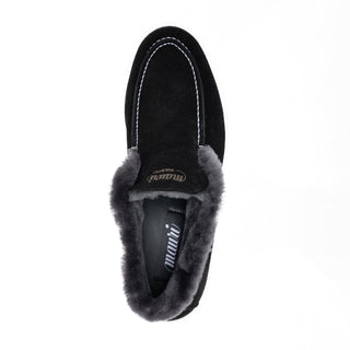 Mauri 8475 Chili Men's Shoes Suede Leather & Shearling Slip-On Sneaker (MA5681)(Special Order)-AmbrogioShoes