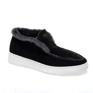 Mauri 8475 Chili Suede Leather & Shearling Slip-On Sneaker (MA5681)-AmbrogioShoes