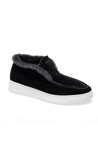 Mauri 8475 Chili Suede & Shearling Slip-On Sneaker (MA5681)-AmbrogioShoes
