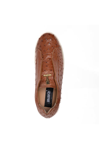 Mauri 8478/16 Regata Exotic Ostrich Skin Sneaker (MA5682)-AmbrogioShoes