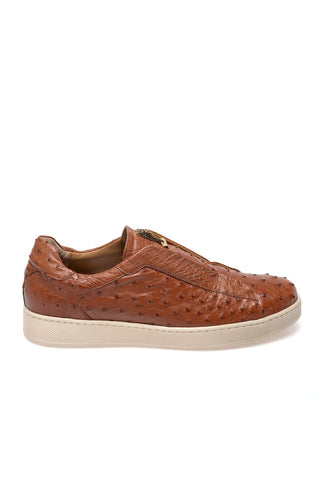 Mauri 8478/16 Regata Exotic Ostrich Skin Sneaker (MA5682)-AmbrogioShoes