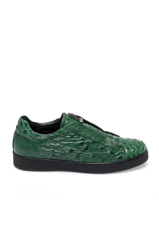Mauri 8478/16 Regata Exotic Ostrich Skin Sneaker (MA5682)-AmbrogioShoes