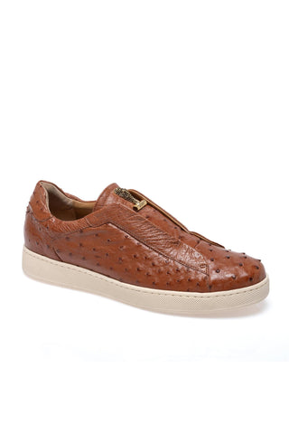 Mauri 8478/16 Regata Exotic Ostrich Skin Sneaker (MA5682)-AmbrogioShoes