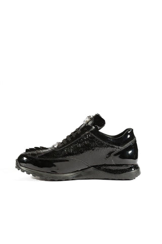 Mauri 8514 Blunt Hornback & Embossed Patent Sneakers (MA5332)