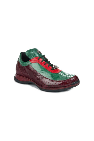 Mauri 8569 Ostrich Skin Casual Sneakers (MAO1047)