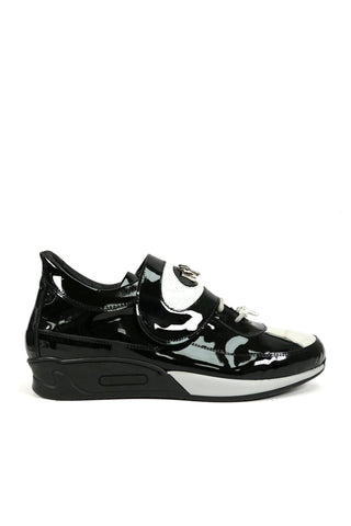 Mauri 8575 Rouge Crocodile / Patent Sneakers-AmbrogioShoes