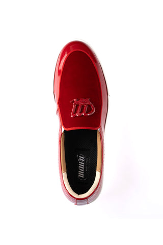 Mauri 8600/8 Patent & Velvet Sneaker-AmbrogioShoes