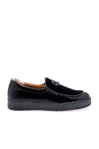 Mauri 8600/8 Patent & Velvet Sneaker-AmbrogioShoes