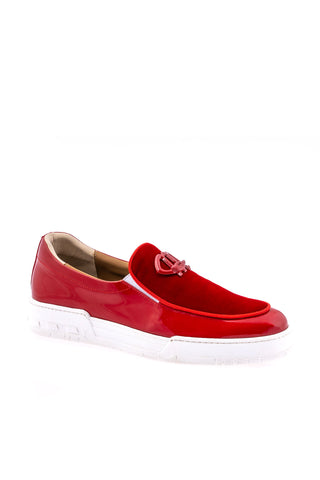 Mauri 8600/8 Patent & Velvet Sneaker - Special Order-AmbrogioShoes