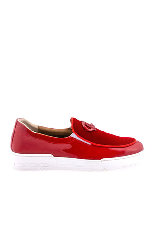 Mauri 8600/8 Patent & Velvet Sneaker - Special Order-AmbrogioShoes