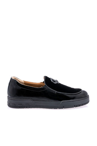Mauri 8600/8 Patent & Velvet Sneaker-AmbrogioShoes