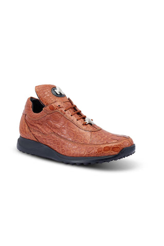 Mauri 8900/2 Bloodshed Exotic Alligator Skin Sneakers (MA5421)-AmbrogioShoes