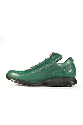 Mauri 8900/2 Bubble Crocodile / Nappa Embossed Sneakers-AmbrogioShoes
