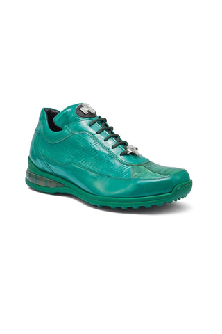 Mauri 8900/2 Bubble Crocodile & Patent Sneakers-AmbrogioShoes