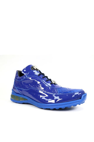 Mauri 8900/2 Bubble Crocodile & Patent Sneakers-AmbrogioShoes