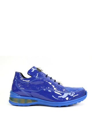 Mauri 8900/2 Bubble Crocodile & Patent Sneakers-AmbrogioShoes